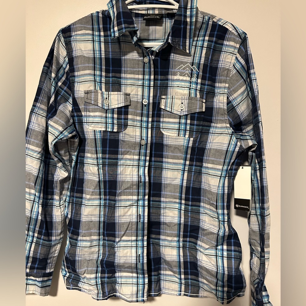 Embroidered flannel